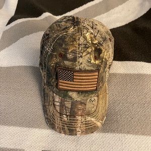 Cabela’s Camo American Flag Adjustable Hat